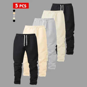5-Piece Set, Men's Casual Sports Pants,