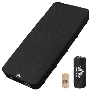 Inflatable Sleeping Pad: Built in Electric Pump 4"